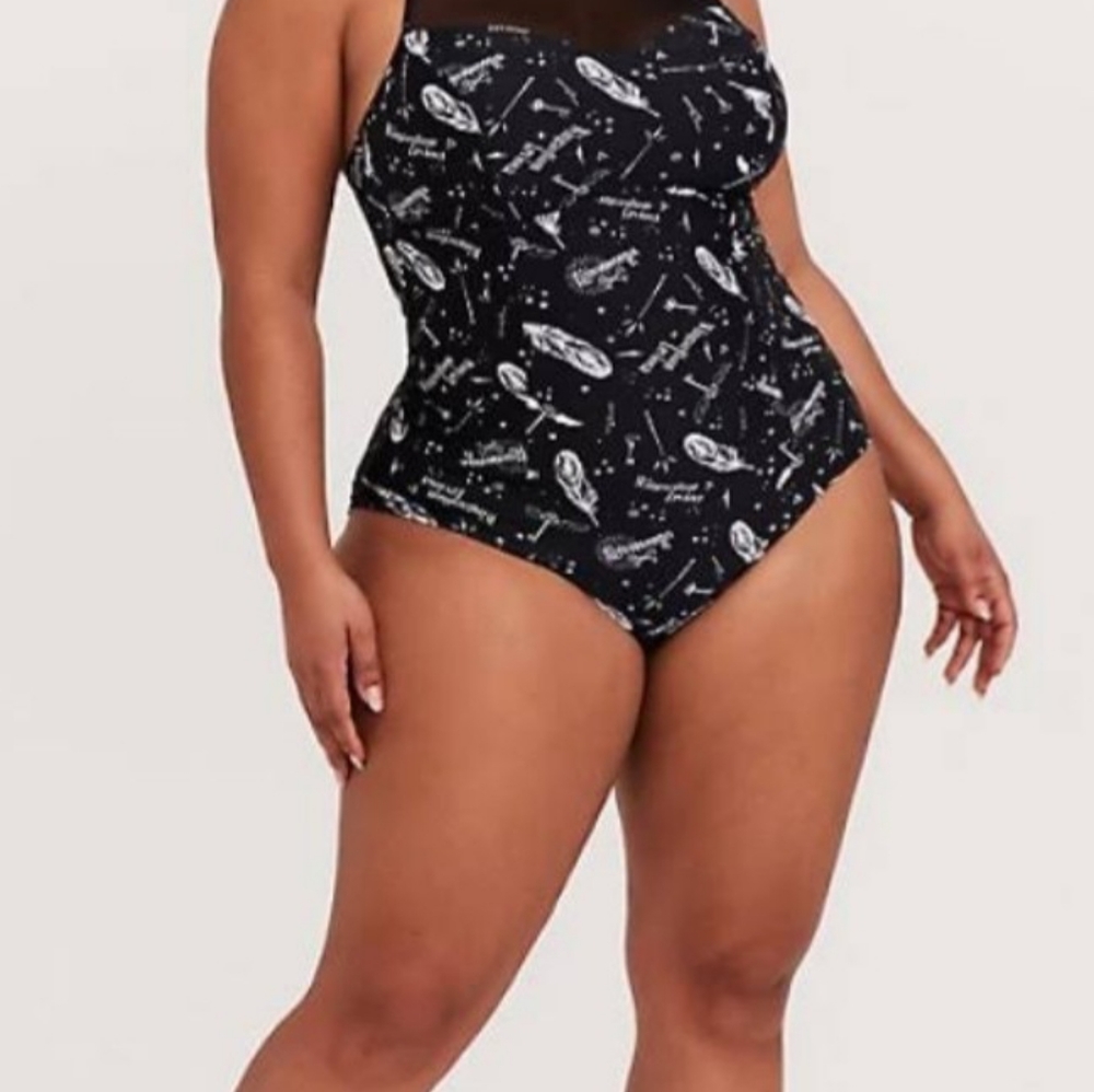 SOLD, Harry Potter Spell, One piece swimsuit - Picture 2 of 7